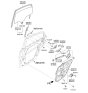 Diagram for Hyundai Sonata Door Latch Assembly - 81420-3S000