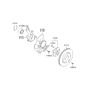 Diagram for Hyundai Wheel Bearing - 51720-3S100