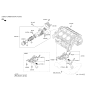 Diagram for 2015 Hyundai Genesis Oil Filter - 26320-3CKB0