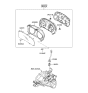 Diagram for Hyundai Accent Instrument Cluster - 94001-1E161