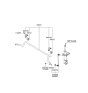 Diagram for Hyundai Sway Bar Bracket - 54814-1G000