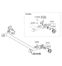 Diagram for Hyundai Accent ABS Sensor - 91925-1G000