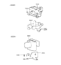 Diagram for 1998 Hyundai Elantra ABS Control Module - 58910-29300