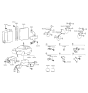 Diagram for 1997 Hyundai Elantra ABS Control Module - 95661-29000