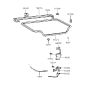 Diagram for 1995 Hyundai Elantra Fuel Door Release Cable - 81280-29001