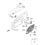 Diagram for Hyundai Genesis G70 Window Regulator - 82471-G9000