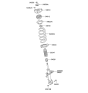 Diagram for 2012 Hyundai Santa Fe Bump Stop - 54626-2B000