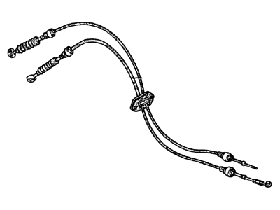 Hyundai 43794-22000 Manual Transmission Lever Cable Assembly