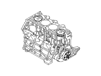 Hyundai 200D2-23U00-HRM Reman Short Engine