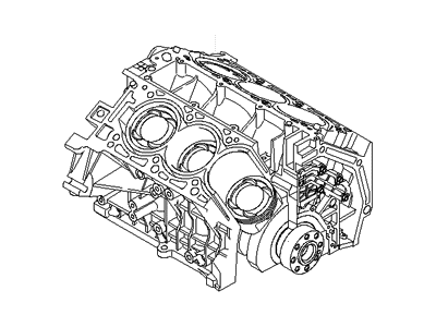 Hyundai 223R2-3CA0B Engine Assembly-Short