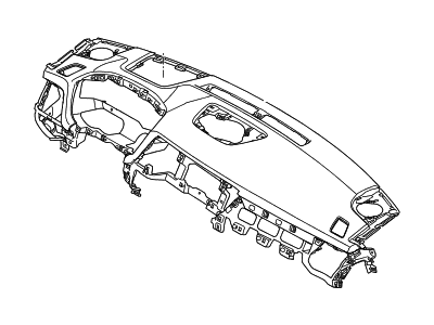 Hyundai 84710-B1100-RNB Crash Pad Assembly-Main