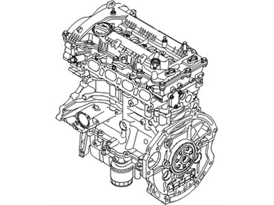 Hyundai 21101-2EK00 Engine Assembly-Sub
