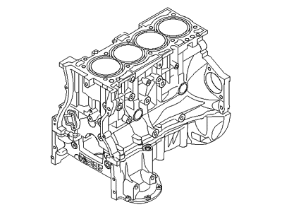 Hyundai 245MT-2CM09-F Engine Assembly-Short