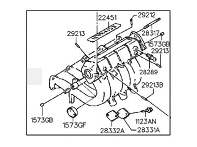 Hyundai 28310-33361 Manifold Assembly-Intake