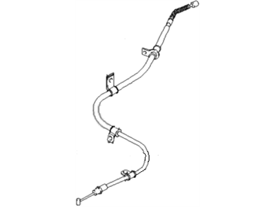 Hyundai Elantra Parking Brake Cable - 59770-2D310