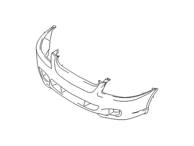 Hyundai 86510-25010 Front Bumper Cover Assembly