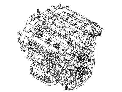 Hyundai 122G1-3CU00-HRM Engine Assembly-Sub REMA