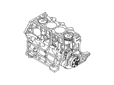 Hyundai 21102-23H20 Engine Assembly-Short