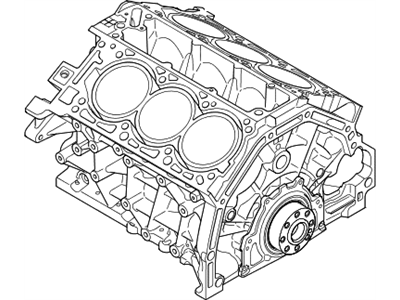 Hyundai 242G2-3LA0B Engine Assembly-Short