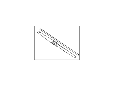 Hyundai 98360-1G001 Rear Window Wiper Blade Assembly