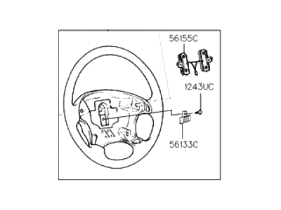 Hyundai Steering Wheel - 56100-29600