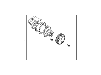 Hyundai 25100-2G100 Pump Assembly-COOLENT