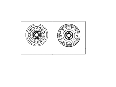Hyundai Elantra Spare Wheel - 52910-2D050