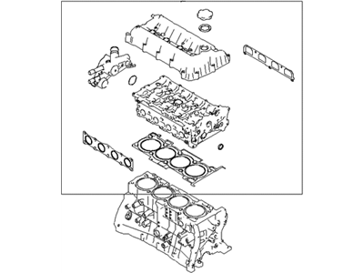 Hyundai 20920-2GP00 Gasket Kit-Engine Overhaul Upper