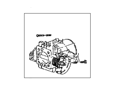 1989 Hyundai Sonata Throttle Body - 35120-32650