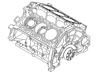 Hyundai 293R2-3CA0B Engine Assembly-Short