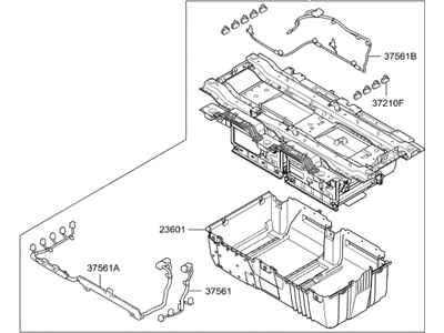 Hyundai 37510-E6000 Call TECHLINE-Pack Assembly-Battery