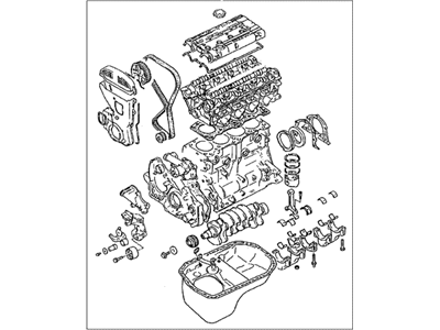Hyundai 21101-33D00 Engine Assembly-Sub