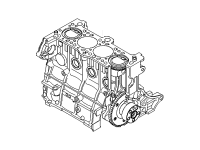 Hyundai 204C2-26P04 Engine Assembly-Short