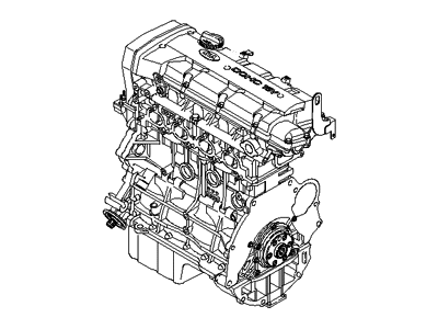 Hyundai 104D1-23U00-HRM Discontinued Reman Engine