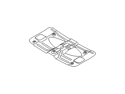 Hyundai 28795-D3010 Panel-Heat Protector,Rear