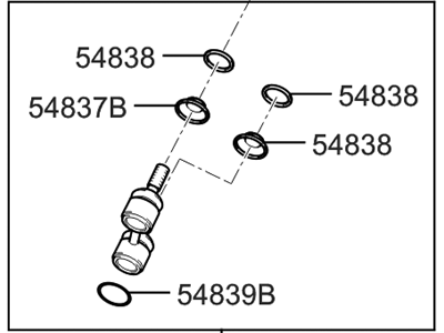 Hyundai Elantra Sway Bar Link - 54830-2D000