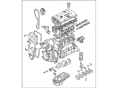 Hyundai 21101-26A01 Engine Assembly-Sub