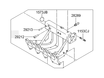 Hyundai 28310-38217 Manifold Assembly-Intake