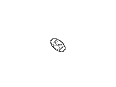 Hyundai 86390-4A000 Symbol Mark Emblem