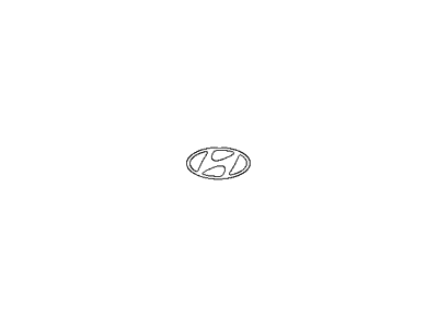 Hyundai 86341-2C000 Symbol Mark Emblem