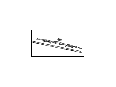 1991 Hyundai Scoupe Wiper Blade - 98350-24101