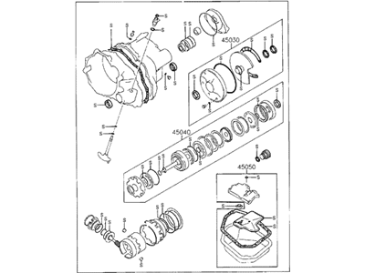 1992 Hyundai Excel Automatic Transmission Overhaul Kit - 45010-36A02