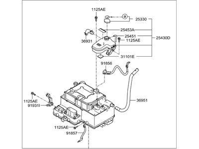 Hyundai 36600-3D126 HPCU Reservoir Module
