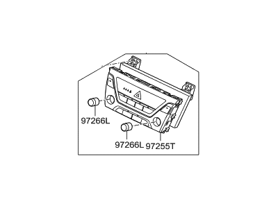 2018 Hyundai Elantra A/C Switch - 97250-F2061-4X