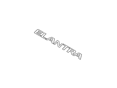 Hyundai 86315-F2000 Elantra Emblem