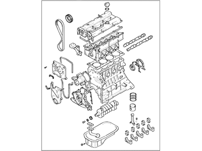 Hyundai 21101-26C70 Engine Assembly-Sub