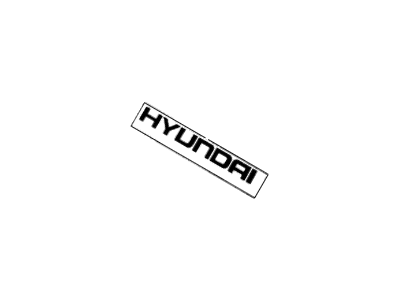 1996 Hyundai Accent Emblem - 86321-22000-KR