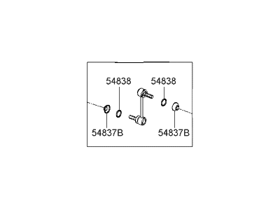 Hyundai 55530-29300 Link Assembly-Rear Stabilizer