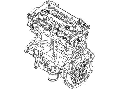 Hyundai 21101-2EK06 Engine Assembly-Sub