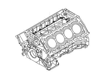 Hyundai 2K142-3FU00 ENGINE ASSY-SHORT